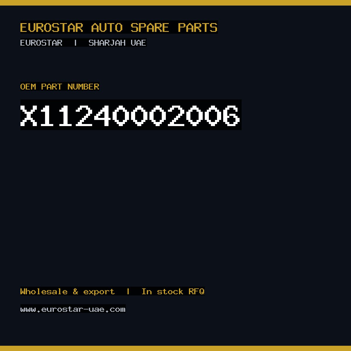 X11-240-002-006 — CONTINENTAL/VDO X11-240-002-006