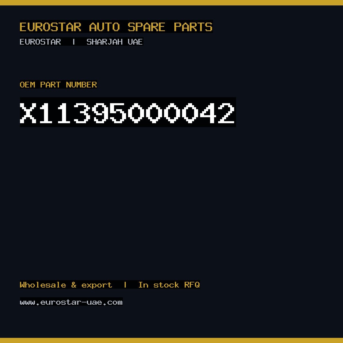 X11-395-000-042 — CONTINENTAL/VDO X11-395-000-042