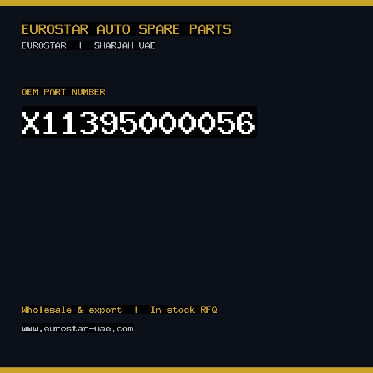 X11-395-000-056 — CONTINENTAL/VDO X11-395-000-056