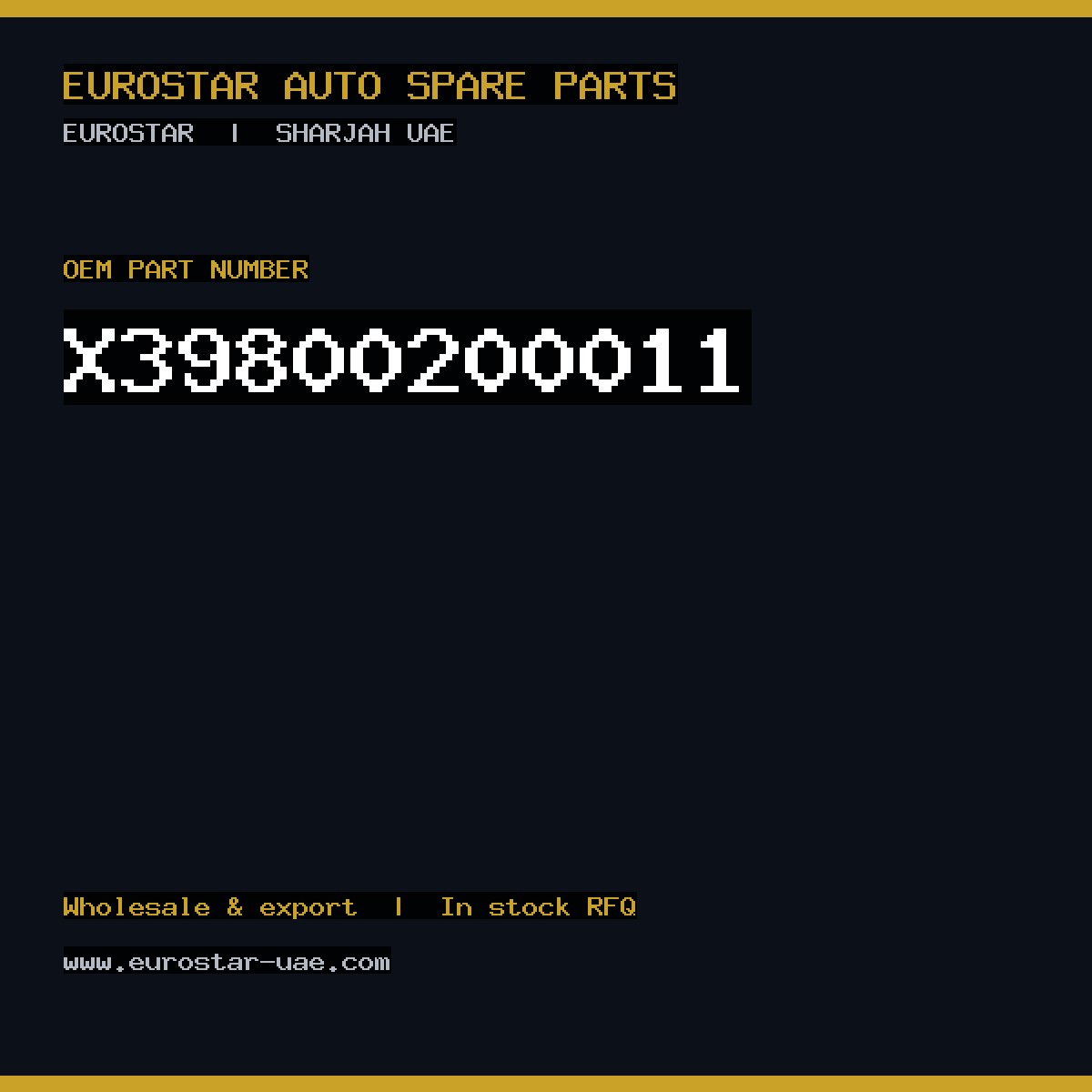 X39-800-200-011 — CONTINENTAL/VDO X39-800-200-011