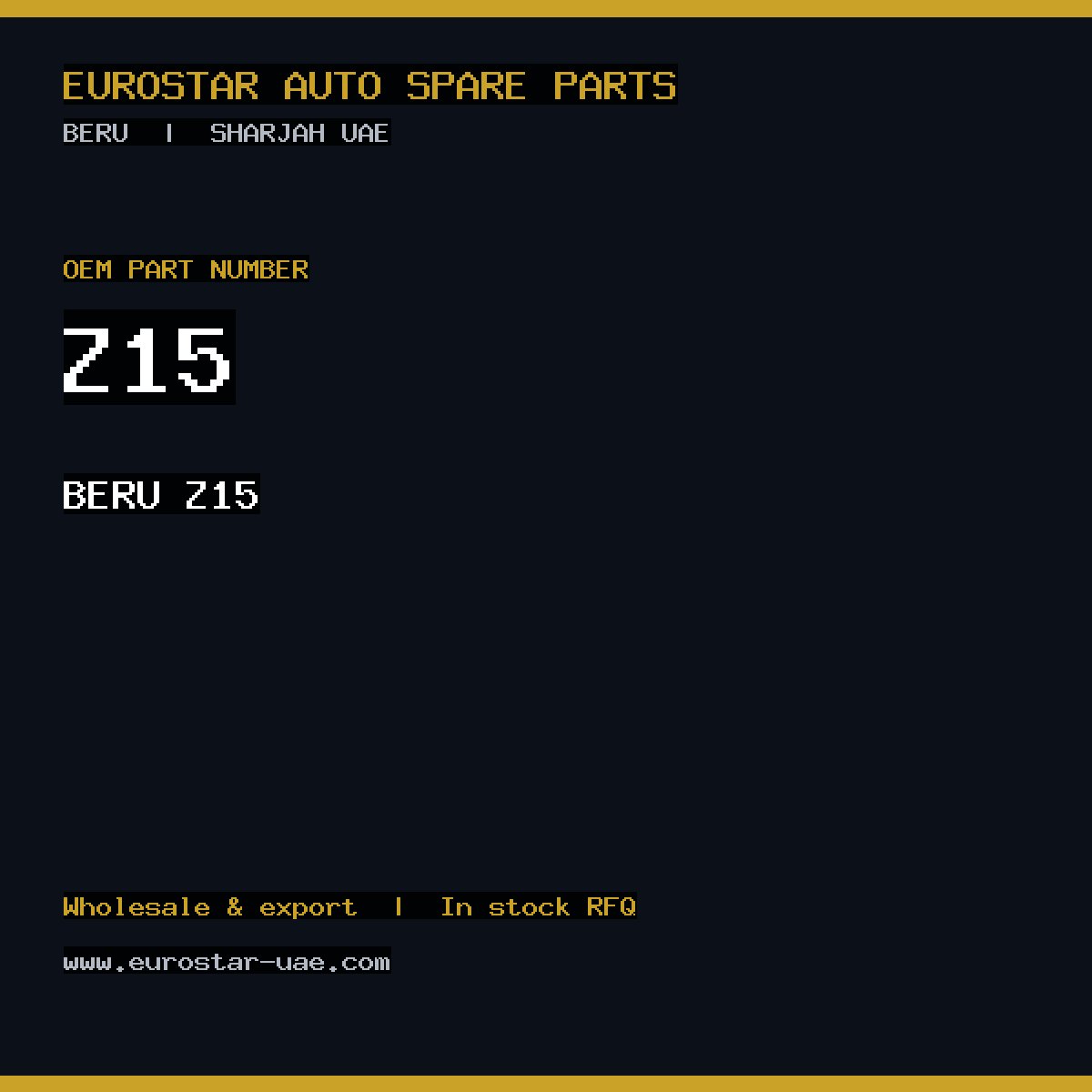 BERU Z15