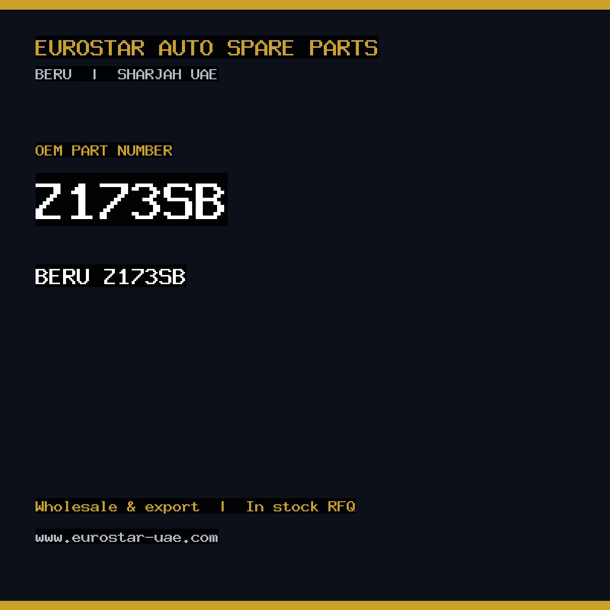 BERU Z173SB