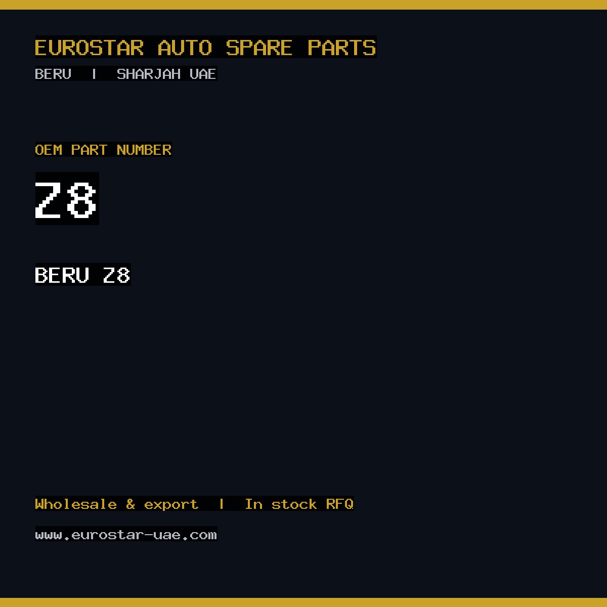 Z8 — BERU Z8